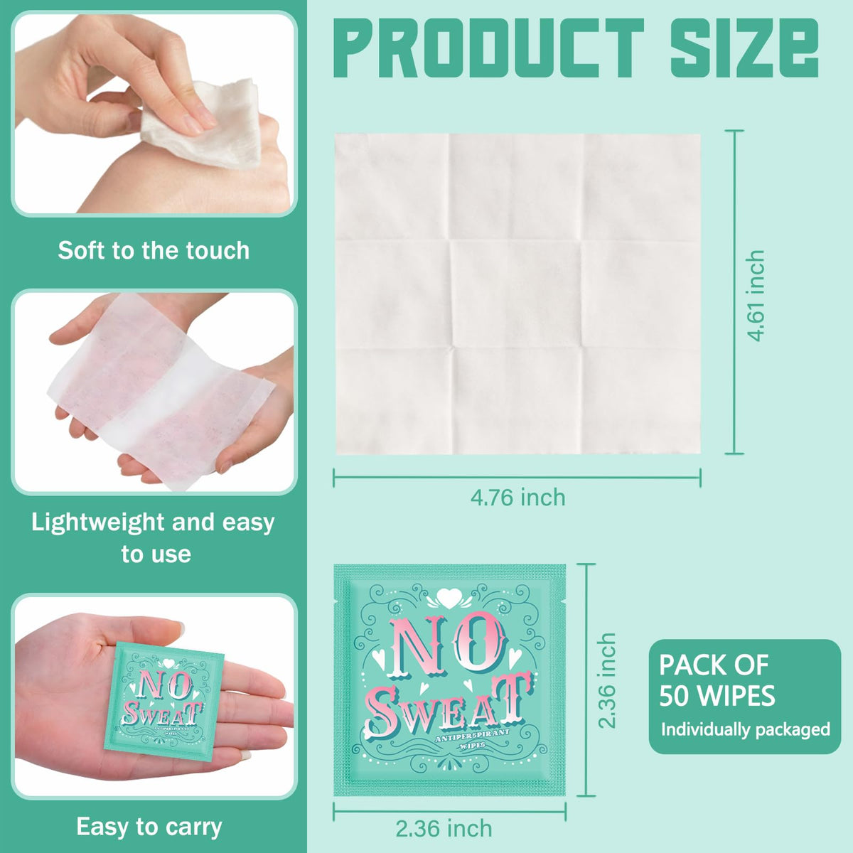 BUAEL single wipe sachet removed from box highlighting individual sealing and hygiene
