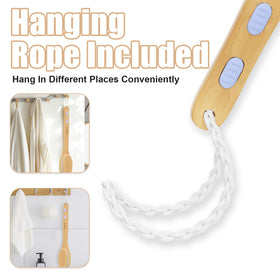 Bubbob non-slip grip and hanging rope detail offering secure hold and easy drying