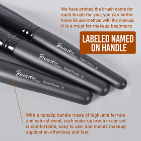 Bueart Design ferrule and handle connection illustrating sturdy build for long-term durability