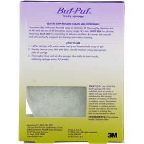 Buf-Puf next to ruler showing compact size and easy storage