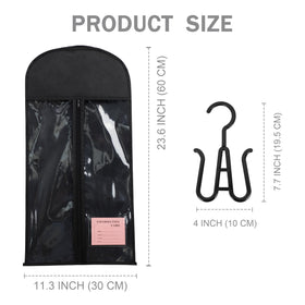 builson lifestyle closet display with multiple stored wigs for organized access