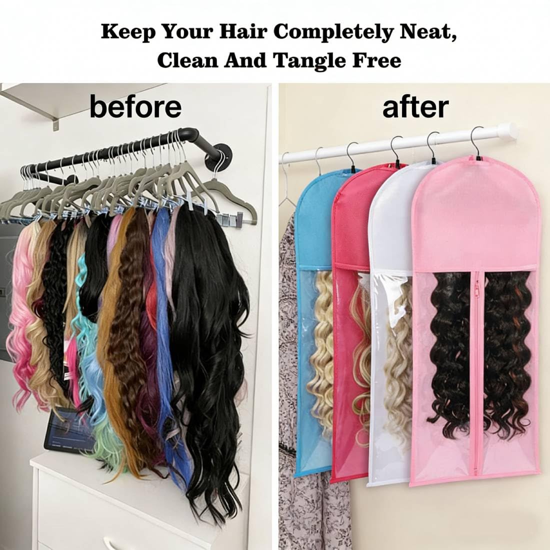 builson silicone-coated hook securing wig cap without slippage to prevent damage