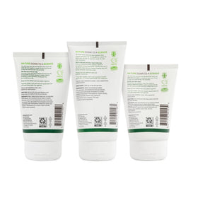 Bulldog face scrub granules close-up showing exfoliating texture and clarity