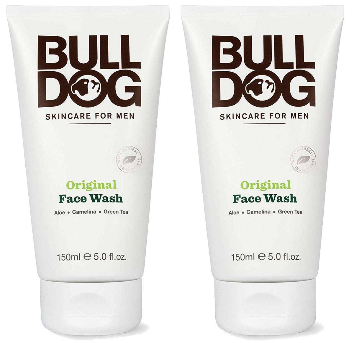 Bulldog Skincare for Men front packaging showing branding and benefits