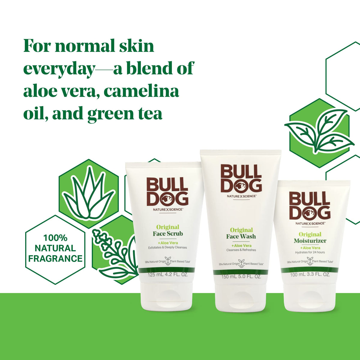 Bulldog brand original face wash pump close-up highlighting easy dispensing