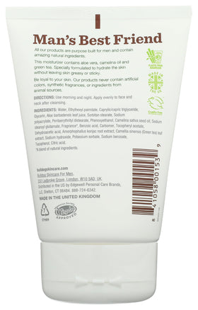 Bulldog Original open jar texture highlighting lightweight cream and quick absorption benefit
