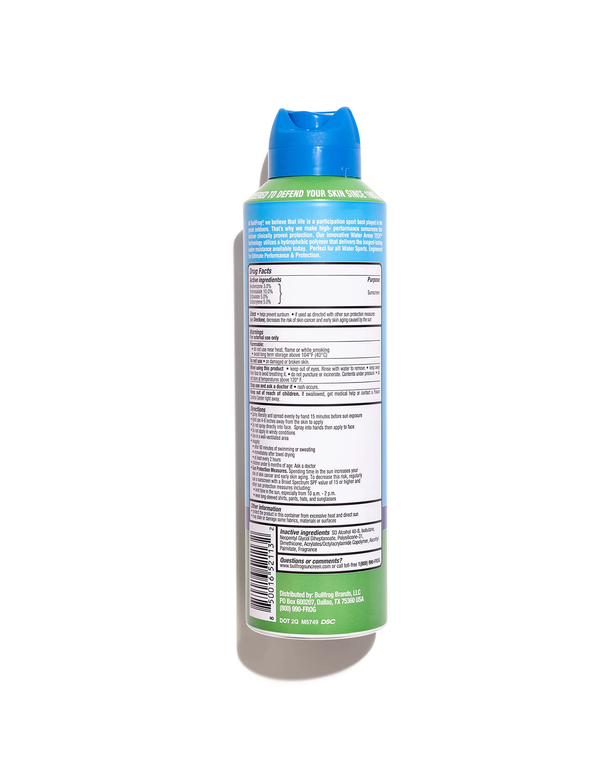 Bullfrog Quik Spray aerosol nozzle close-up for easy quick application