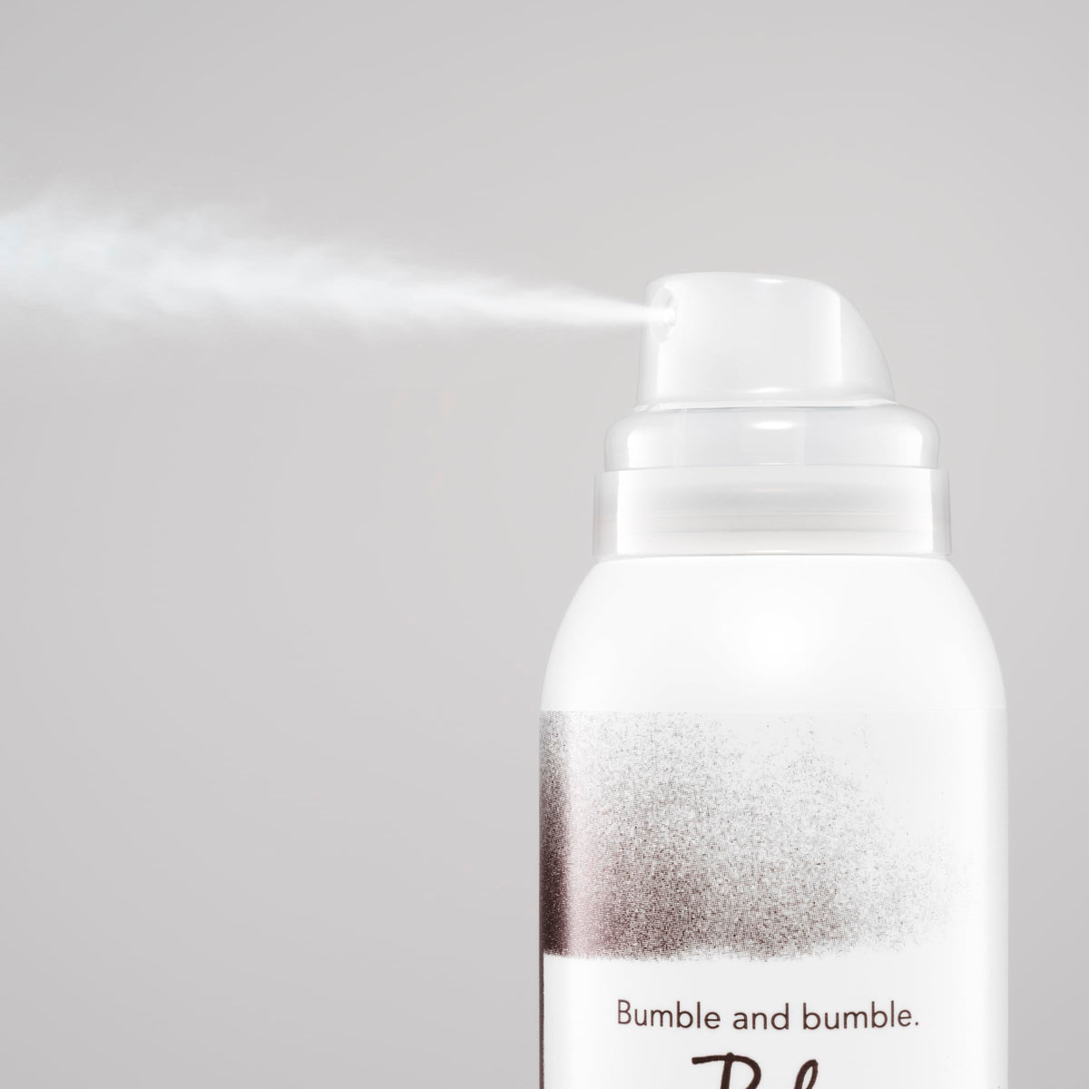 Bumble and bumble texture shot of tinted powder on roots for natural coverage