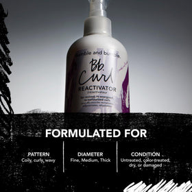 Bumble and bumble bottle styled on bathroom shelf conveying daily routine benefit