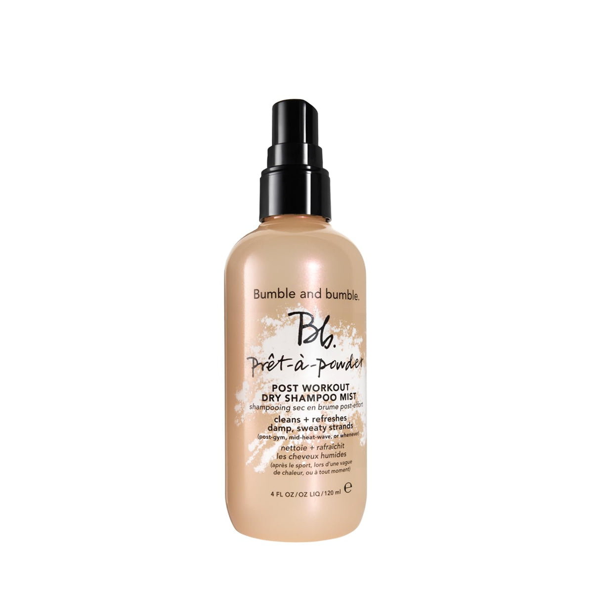 bumble and bumble front bottle showing product identity and quick refresh benefit