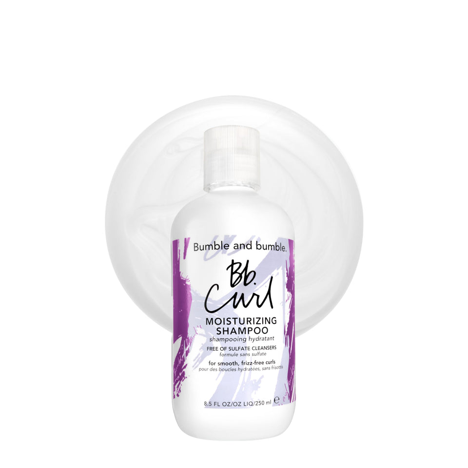 Bumble and bumble front packaging showing product and benefits