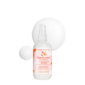 Bumble and bumble front packaging showing hair primer benefits