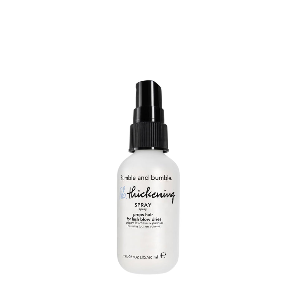Bumble and bumble front packaging showing mini prep spray for portable volume