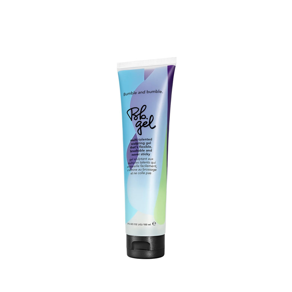 Bumble and bumble front packaging showing product and benefit of strong hold