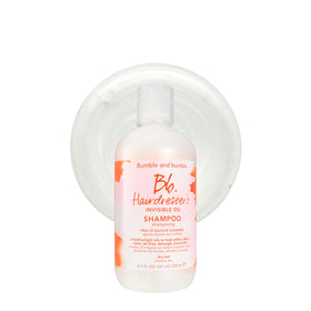 Bumble and bumble front packaging showing clean design and usage benefit