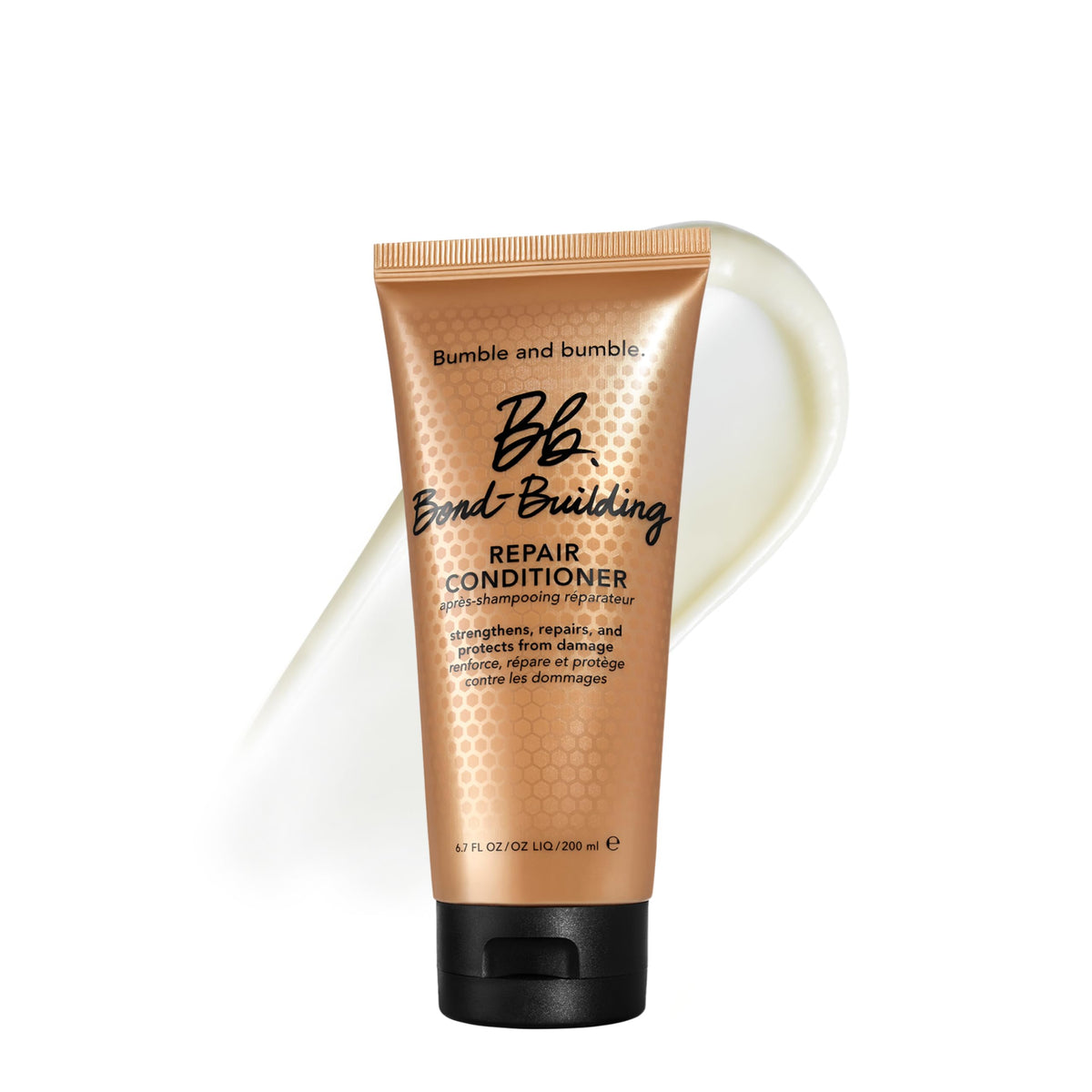 bumble and bumble front tube showing product packaging and easy-grip design for daily use