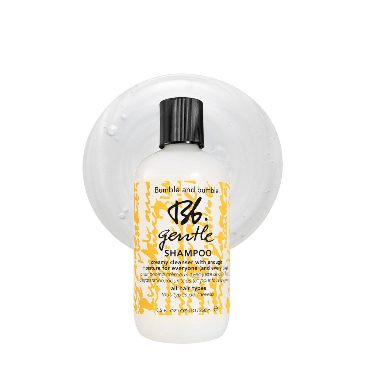 Bumble and bumble front bottle view showing sleek packaging and daily-use benefit