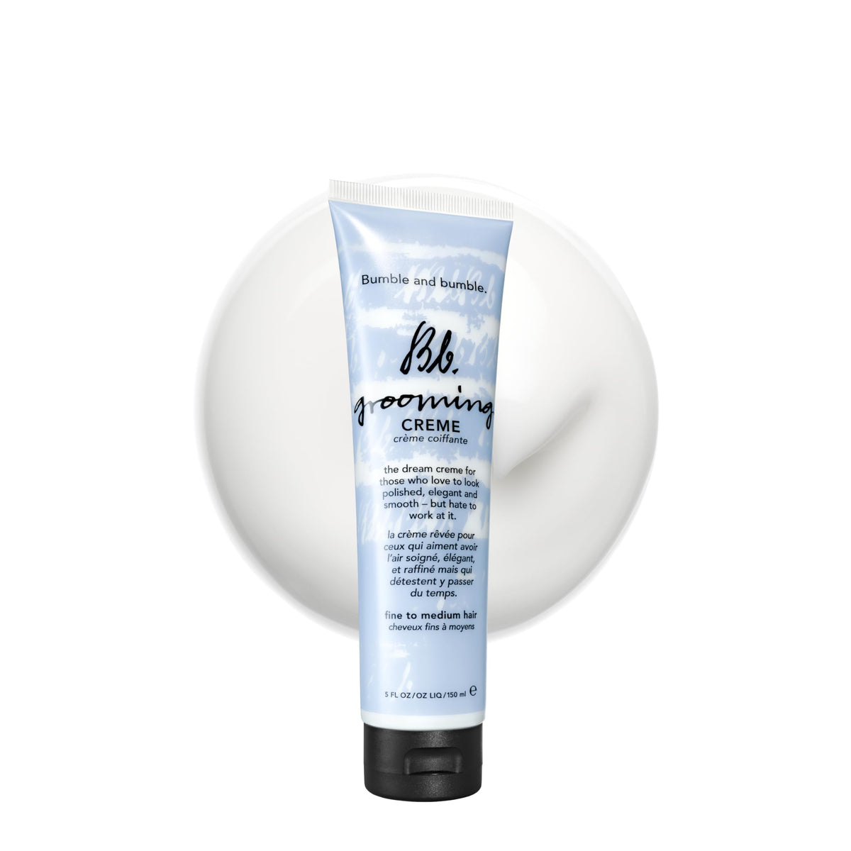 bumble and bumble front packaging showing product benefits and label