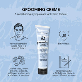 bumble and bumble tube in hand showing 5 fl oz size and portability
