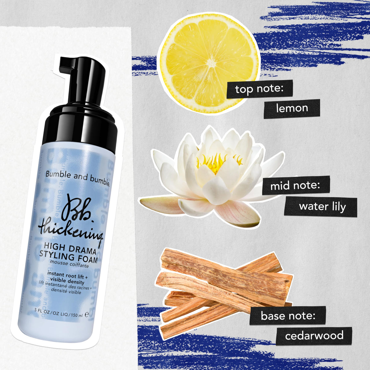Bumble and bumble blowout styling in salon delivering long-lasting volume