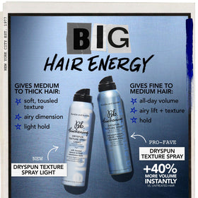Bumble and bumble silk powder ingredient close-up adding lightweight texture and softness
