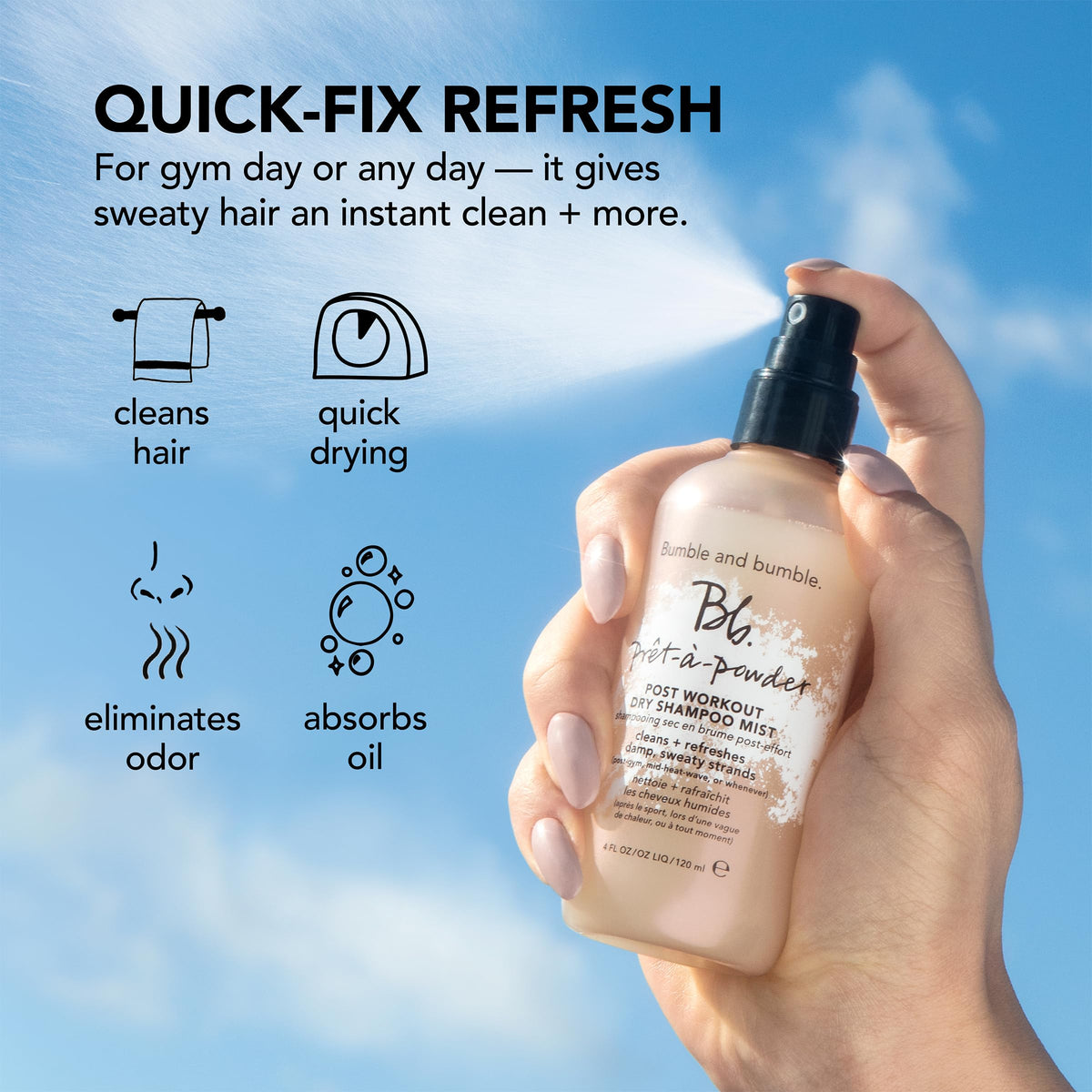 bumble and bumble bamboo extract and silica ingredients for oil control benefit