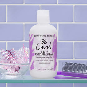 Bumble and bumble label close-up with fragrance notes for a sensory styling experience