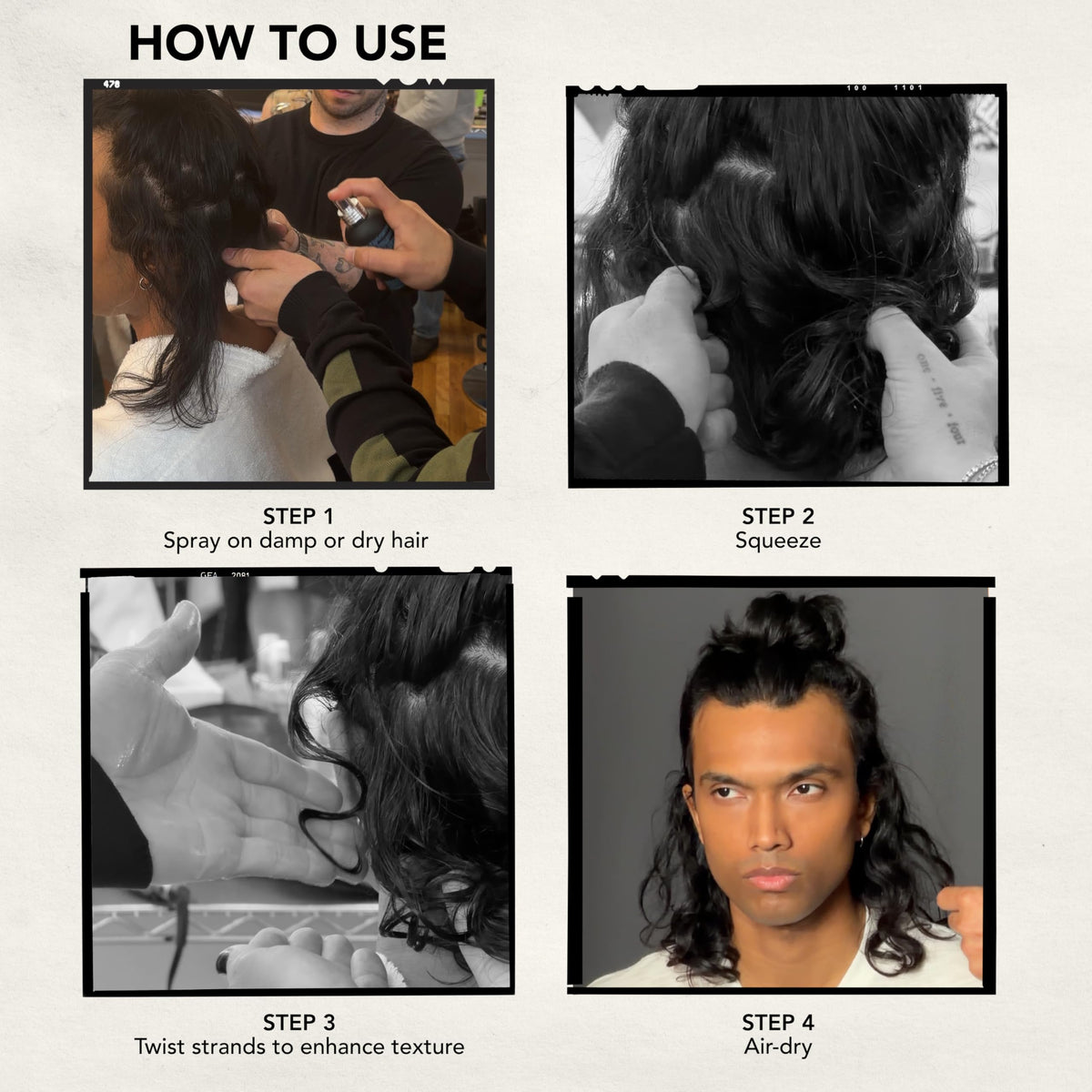 Bumble and bumble multiple-pack styling scene illustrating everyday use benefits
