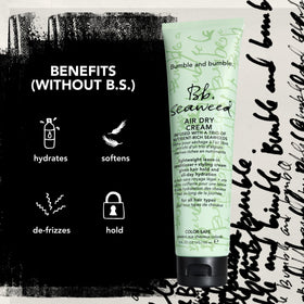 Bumble and bumble size comparison with 5 fl oz tube showing travel-friendly volume