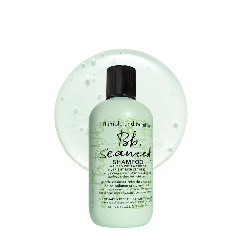 Bumble and bumble front bottle shot showing clean packaging and volume