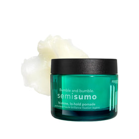 Bumble and bumble Semisumo jar front view showing compact travel-friendly packaging and shine benefit