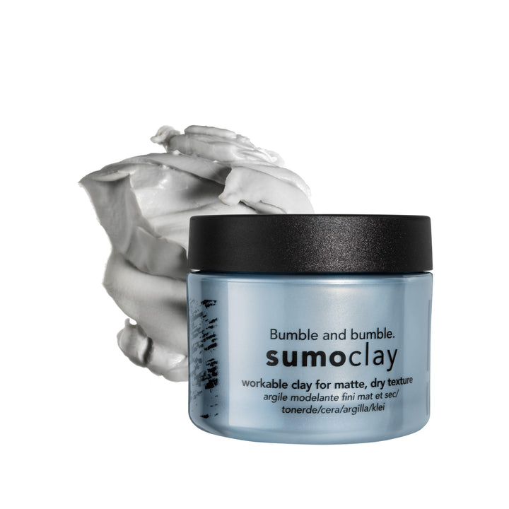 Bumble and bumble Sumoclay front jar showing matte finish and compact size