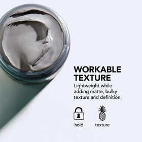 Close-up of Bumble and bumble Sumoclay ingredients label highlighting kaolin clay