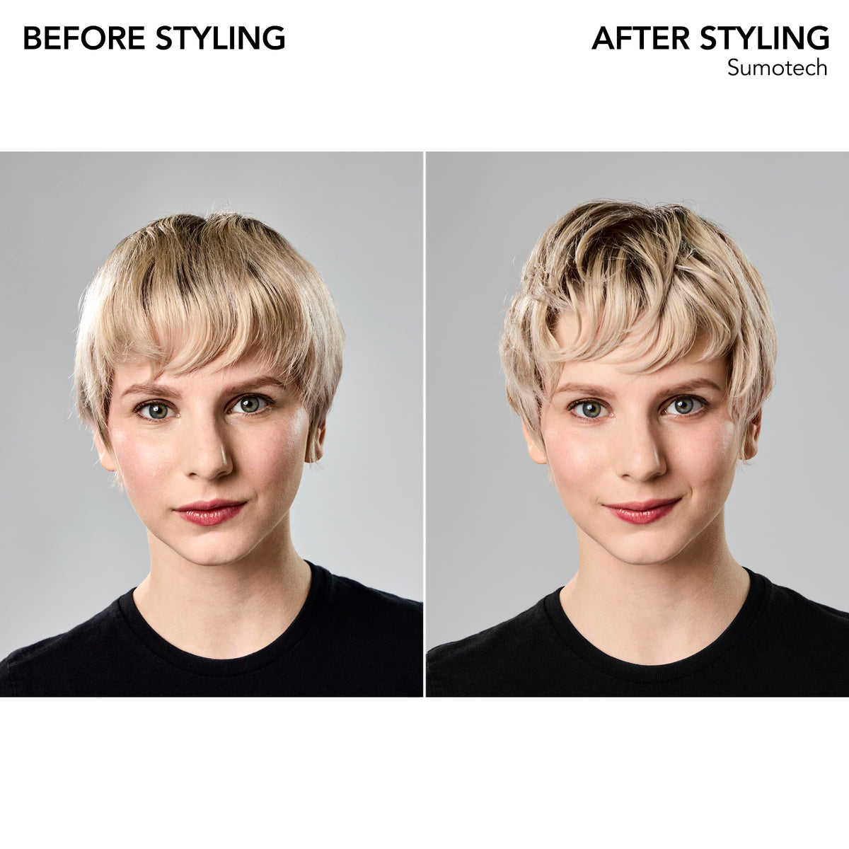 Bumble and bumble hands applying product emphasizing controllable application