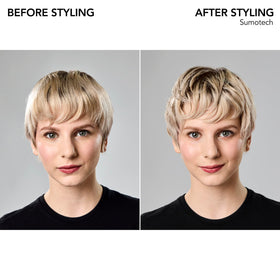 Bumble and bumble hands applying product emphasizing controllable application