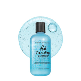 Bumble and bumble front bottle view showing product and benefits