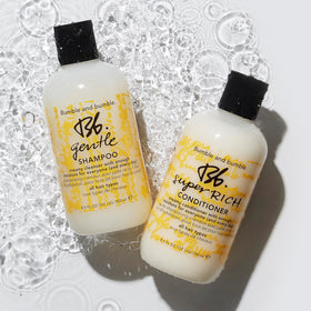 Bumble and bumble ingredient label highlighting glycerin and avocado oil benefits
