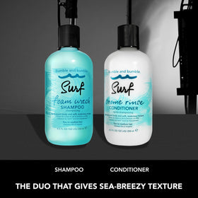 Bumble and bumble ingredient label close-up highlighting sea botanicals