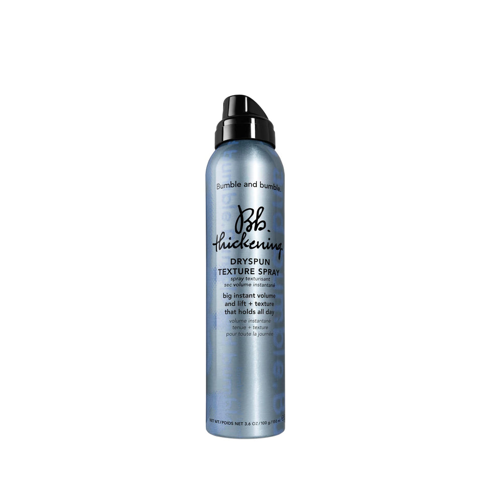 Bumble and bumble front packaging showing bottle and branding with quick recognition benefit