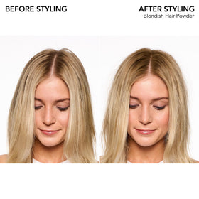 Bumble and bumble Blondish spray close-up demonstrating fine mist for even coverage