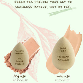 Bumfuzz applying foundation with pointed tip reaching under eye and around nose for precision