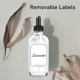 Bumobum clear glass revealing liquid level for easy identification