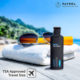 Bump Patrol used on bikini area illustrating ingrown hair prevention