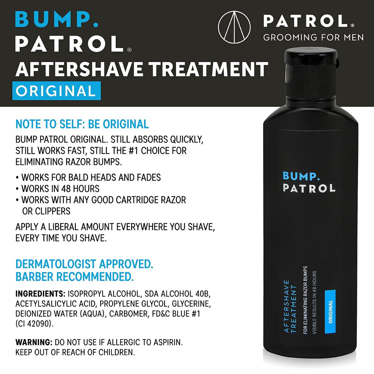 Bump Patrol serum texture close-up highlighting lightweight, non-greasy feel