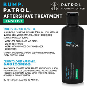 Bump Patrol pump dispenser detail for easy dosing and hygienic application benefit