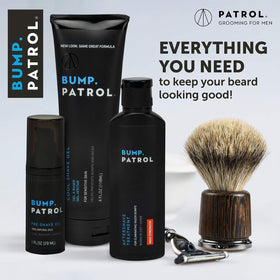 Bump Patrol applied underarm showing irritation reduction and smoother skin