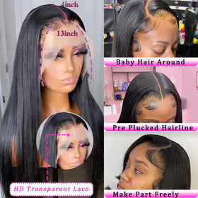 bunGiol HD transparent lace close-up for invisible hairline