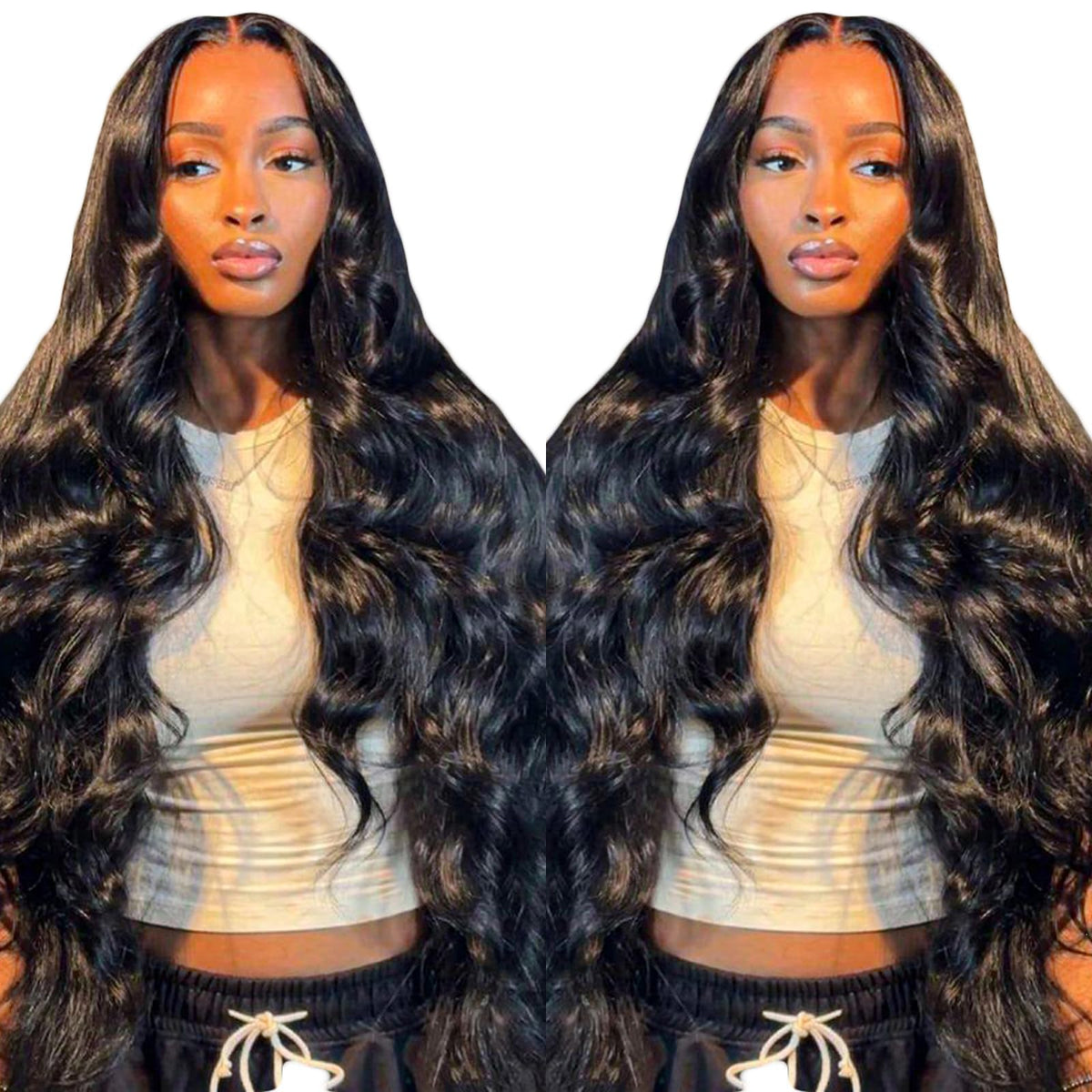 bunGiol wig styled on model for event demonstrates polished look and confidence boost
