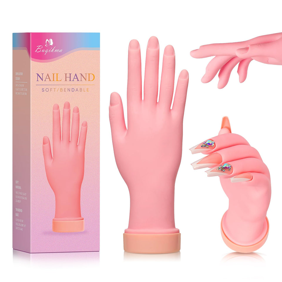 Buqikma front view showing full mannequin hand and stable base for steady practice
