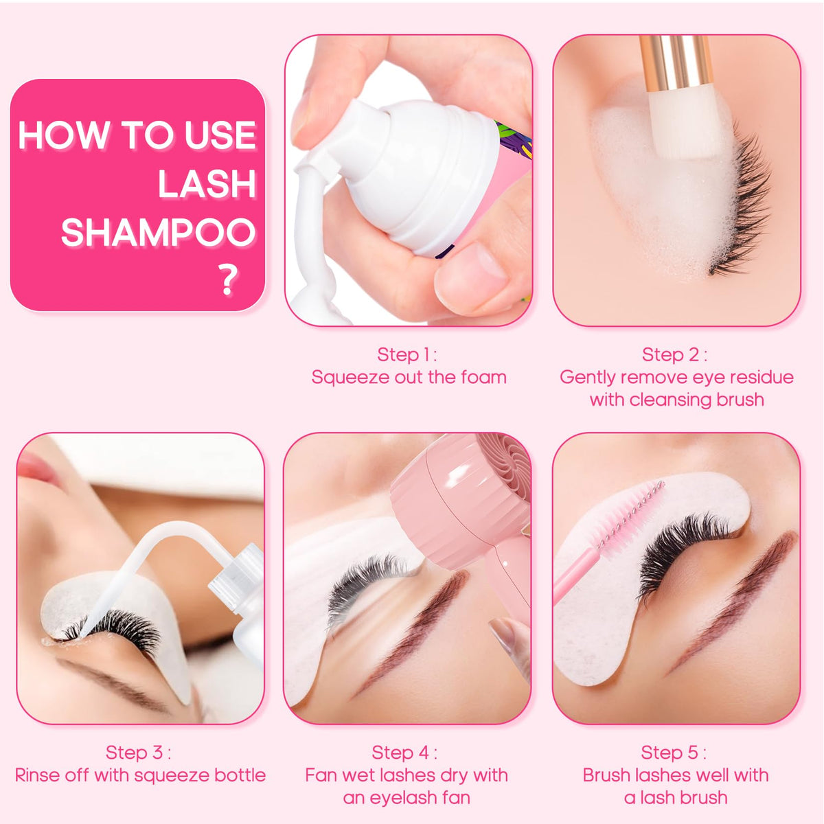 Buqikma kit arranged on a vanity emphasizing convenient daily lash care routine